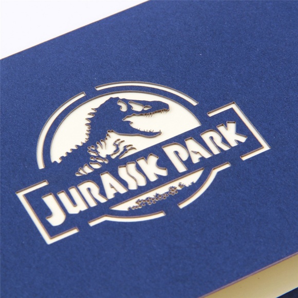3D Dinosaurs Pop-Up Greeting Card, Laser Cut ๐ธ - Picture 3 of 6